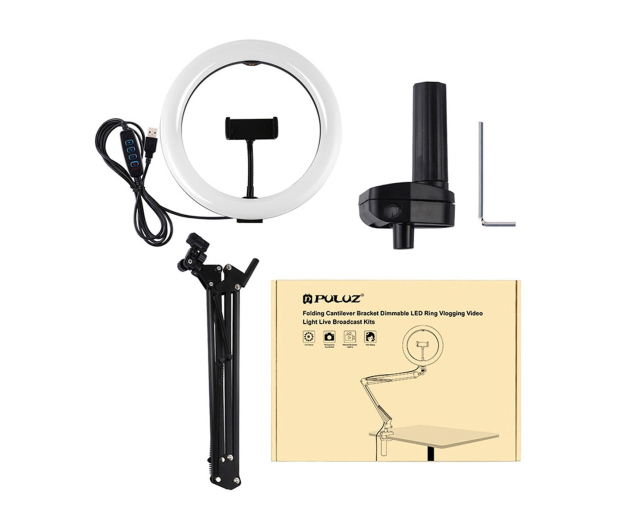 Puluz Statyw biurkowy 26cm do lampy LED - 1508902 - zdjęcie 3